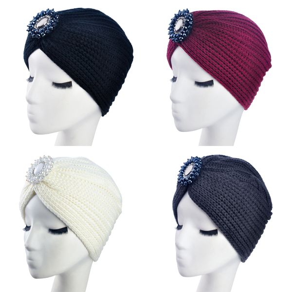 2017 new fashion ladies metal jewel accessory winter warm gem turban soft knit headband beanie crochet headwrap women hat cap
2017 new fashion ladies metal jewel accessory winter warm gem turban soft knit headband beanie crochet headwrap women hat cap