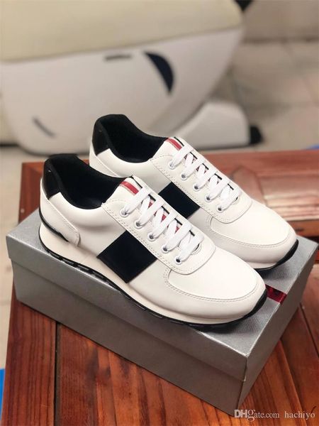2019prada designers men's white tab leather sneaker shoes with original box
2019prada designers men's white tab leather sneaker shoes with original box