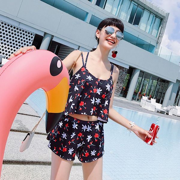 yimishan spring women's bikini swimsuit split three-piece bikini belly-covering slim gathering belly-covering swimsuit, White;black
yimishan spring women's bikini swimsuit split three-piece bikini belly-covering slim gathering belly-covering swimsuit, White;black