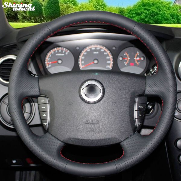 shining wheat hand-stitched black leather steering wheel cover for ssangyong actyon kyron
shining wheat hand-stitched black leather steering wheel cover for ssangyong actyon kyron