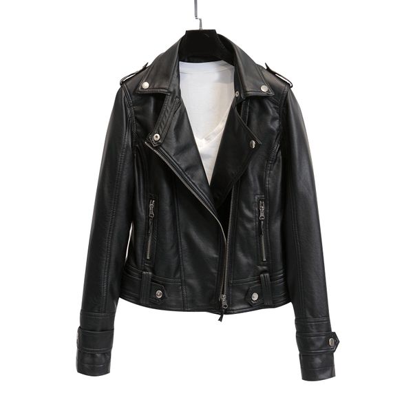 women's polyurethane leather jacket street motorcycle zipper solid slim fit short coat coat, Black;brown
women's polyurethane leather jacket street motorcycle zipper solid slim fit short coat coat, Black;brown
