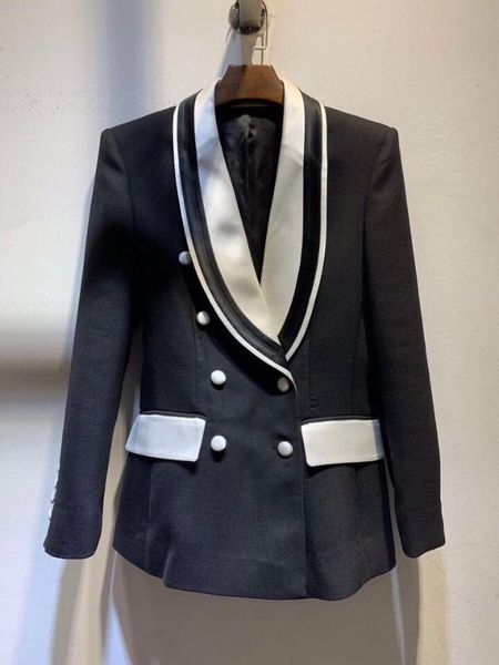 2020 spring fashion women wool double breated jacket blazer female patchwork outerwear coat gdnz 1.05, White;black
2020 spring fashion women wool double breated jacket blazer female patchwork outerwear coat gdnz 1.05, White;black