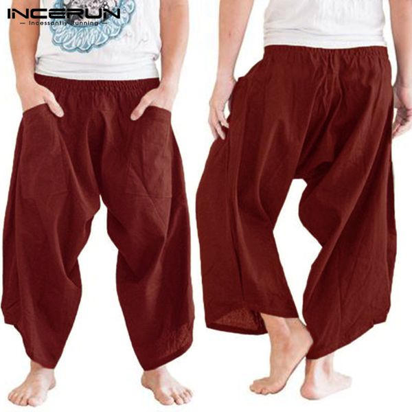 harajuku harem pants baggy men trousers wide legs front big pockets drop crotch sweatpants joggers dance hiphop pantalon japan, Black
harajuku harem pants baggy men trousers wide legs front big pockets drop crotch sweatpants joggers dance hiphop pantalon japan, Black