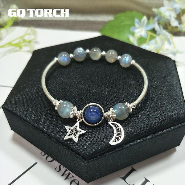 natural blue moonstone bracelets for women real 925 sterling silver jewelry strawberry crystal rose quartz hand string, Black
natural blue moonstone bracelets for women real 925 sterling silver jewelry strawberry crystal rose quartz hand string, Black