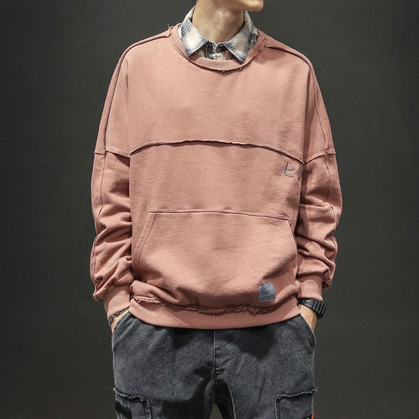 new arrival large sizes men's sweatshirts solid color embroidery pocket men's sweatshirts o-neck black pink m-5xl long sleeve pu
new arrival large sizes men's sweatshirts solid color embroidery pocket men's sweatshirts o-neck black pink m-5xl long sleeve pu