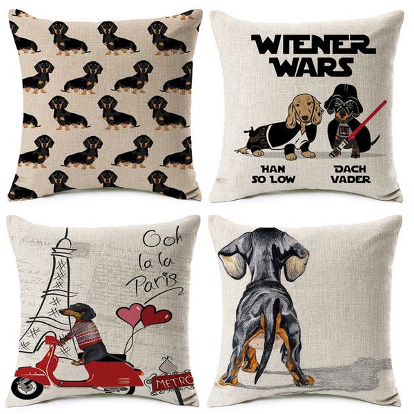 fashion colorful dog printed cushion cover home dachshund decorative sofa coffee car chair throw pillow case almofada cojines
fashion colorful dog printed cushion cover home dachshund decorative sofa coffee car chair throw pillow case almofada cojines