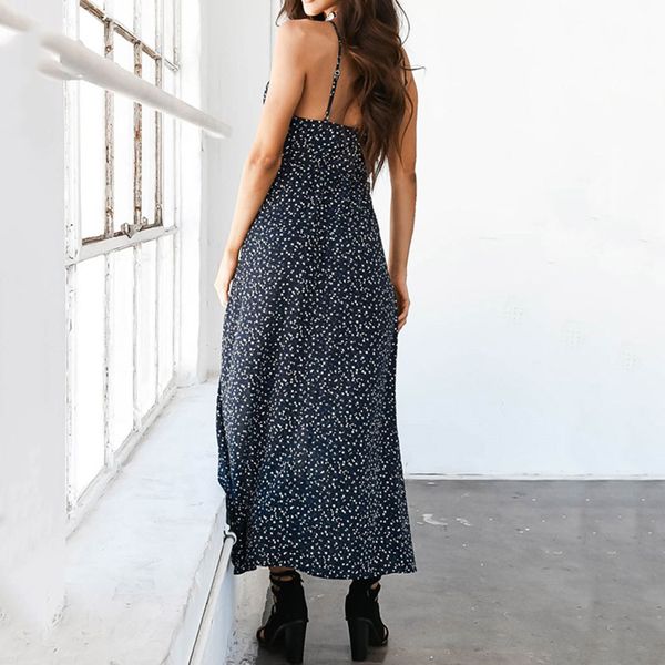 2019 women boho maxi split dress casual party evening summer beach sundress s~xl, Black;gray
2019 women boho maxi split dress casual party evening summer beach sundress s~xl, Black;gray