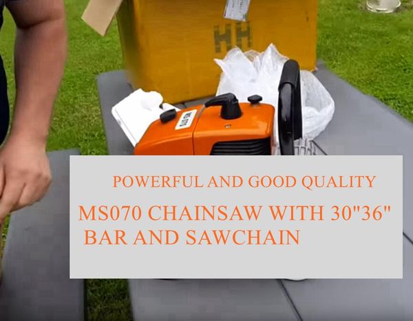 ms070 chainsaw provides power and performance for heavy-duty farming and commercial applications. ideal for logging and firewood cutting
ms070 chainsaw provides power and performance for heavy-duty farming and commercial applications. ideal for logging and firewood cutting