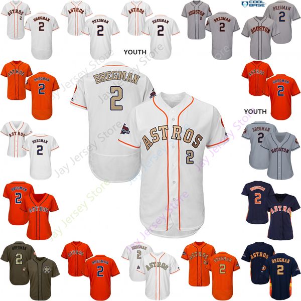 Custom Houston 2 Alex Bregman Jersey Astros Jerseys Cooperstown Cool Base Flexbase White Black Red Grey Home Away Men Women Youth Cheap
Custom Houston 2 Alex Bregman Jersey Astros Jerseys Cooperstown Cool Base Flexbase White Black Red Grey Home Away Men Women Youth Cheap