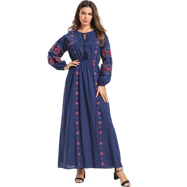 ethnic clothing maxi big swing muslim dress women elegant abaya embroidery cotton long dresses kaftan dubai arabic islamic, Red
ethnic clothing maxi big swing muslim dress women elegant abaya embroidery cotton long dresses kaftan dubai arabic islamic, Red