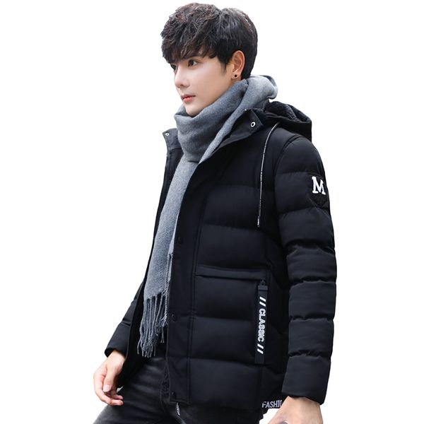 new casual hooded padded jackets men thicken winter coat male warm mens parka slim fit solid zipper pockets coats 66, Black
new casual hooded padded jackets men thicken winter coat male warm mens parka slim fit solid zipper pockets coats 66, Black