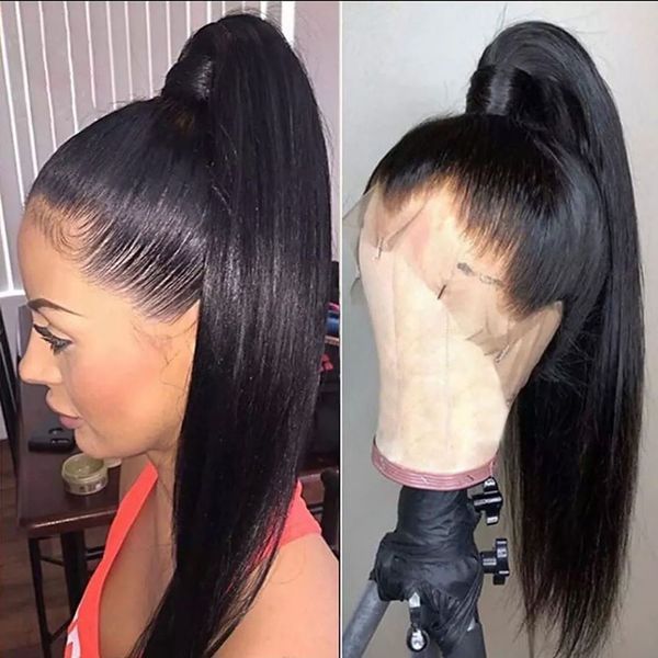 13x6 lace front human hair wig with baby hair glueless brazilian lace front wig for black women remy natural hairline, Black;brown
13x6 lace front human hair wig with baby hair glueless brazilian lace front wig for black women remy natural hairline, Black;brown