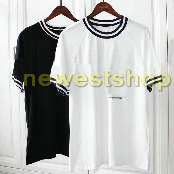 summer luxury mens inverted letter print tshirt designer t shirts fashion men stripe printing t-shirt casual mecerized cotton tee, White;black
summer luxury mens inverted letter print tshirt designer t shirts fashion men stripe printing t-shirt casual mecerized cotton tee, White;black
