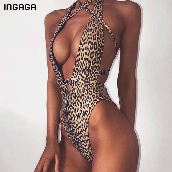 ingaga one piece swimsuit plunging swimwear women high cut swimsuits cross bandage beachwear leopard bathing suits 2020 monokini, White;black 
ingaga one piece swimsuit plunging swimwear women high cut swimsuits cross bandage beachwear leopard bathing suits 2020 monokini, White;black