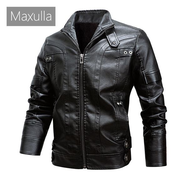 maxulla mens pu jacket fashion men leather jacket coats male causal slim faux leather punk motorcycle anorak jackets clothing, Black
maxulla mens pu jacket fashion men leather jacket coats male causal slim faux leather punk motorcycle anorak jackets clothing, Black
