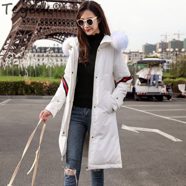 tcyeek winter female jacket brand women's down jacket 90% duck down coat women fur clothes 2019 thick warm long coat hiver 56203, Black
tcyeek winter female jacket brand women's down jacket 90% duck down coat women fur clothes 2019 thick warm long coat hiver 56203, Black