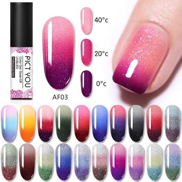 1 bottle pict you color changing nail gel three colors soak off gel polish thermal temperature change nail, Red;pink
1 bottle pict you color changing nail gel three colors soak off gel polish thermal temperature change nail, Red;pink
