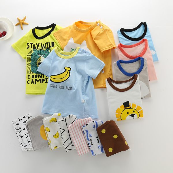 boys girls summer clothing sets tshirt+short pants 2pcs cartoon sleeve t shirt striped shorts suit pants sports suit, White
boys girls summer clothing sets tshirt+short pants 2pcs cartoon sleeve t shirt striped shorts suit pants sports suit, White