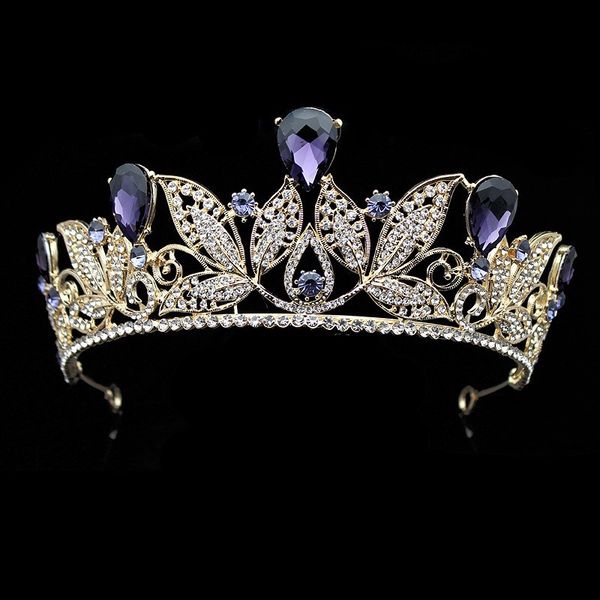 charming purple crystal bridal crown tiaras headbands magnificent rhinestone diadem for princess queen wedding hair accessories c18112001, Slivery;golden
charming purple crystal bridal crown tiaras headbands magnificent rhinestone diadem for princess queen wedding hair accessories c18112001, Slivery;golden