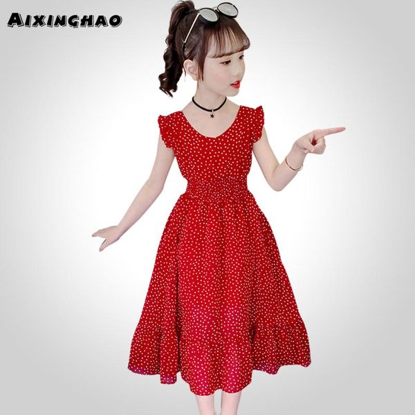 kids summer dresses for girls dot pattern dress for girl o neck children beach dress sleeveless costume girl 6 8 10 12 14, Red;yellow
kids summer dresses for girls dot pattern dress for girl o neck children beach dress sleeveless costume girl 6 8 10 12 14, Red;yellow