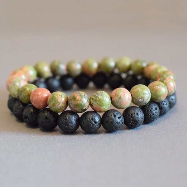 set of 2 mens mala bracelet 8mm black lava stone beaded bracelet stacking bracelets yoga jewelry for men, Golden;silver
set of 2 mens mala bracelet 8mm black lava stone beaded bracelet stacking bracelets yoga jewelry for men, Golden;silver