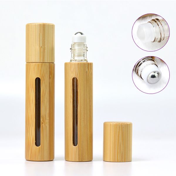 10ml bamboo roll on bottle with roller glass cosmetic container portable eye essential oil massage roller ball tube f2935
10ml bamboo roll on bottle with roller glass cosmetic container portable eye essential oil massage roller ball tube f2935