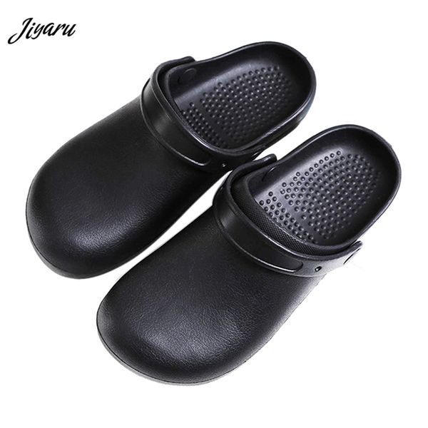 2019 chef shoes anti skid slippers man shoes l kitchen slippers casual flat work cook working, Black
2019 chef shoes anti skid slippers man shoes l kitchen slippers casual flat work cook working, Black