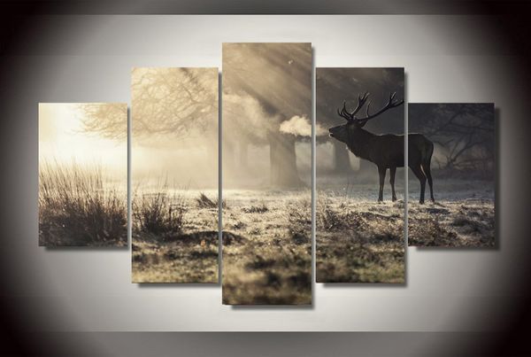 5 pieces winter deer modern home wall decor canvas picture art hd print painting on canvas for living room
5 pieces winter deer modern home wall decor canvas picture art hd print painting on canvas for living room
