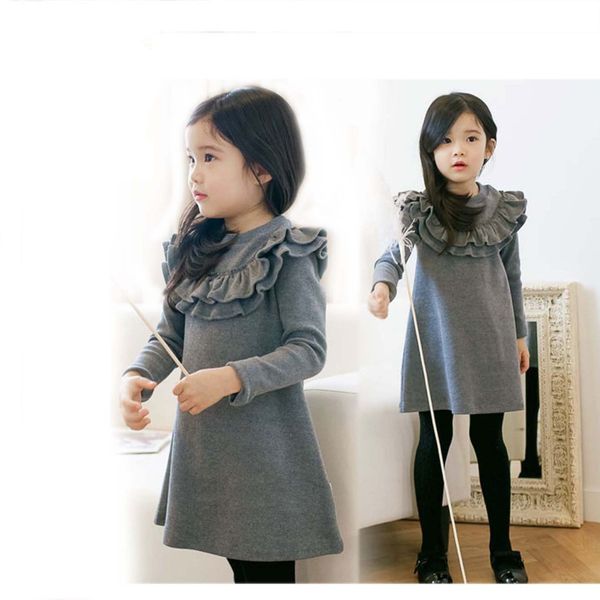 autumn princess dress casual ruffled gray long sleeves girls dresses 2-9 years big girl clothing children dress kids clothes y200317, Red;yellow
autumn princess dress casual ruffled gray long sleeves girls dresses 2-9 years big girl clothing children dress kids clothes y200317, Red;yellow