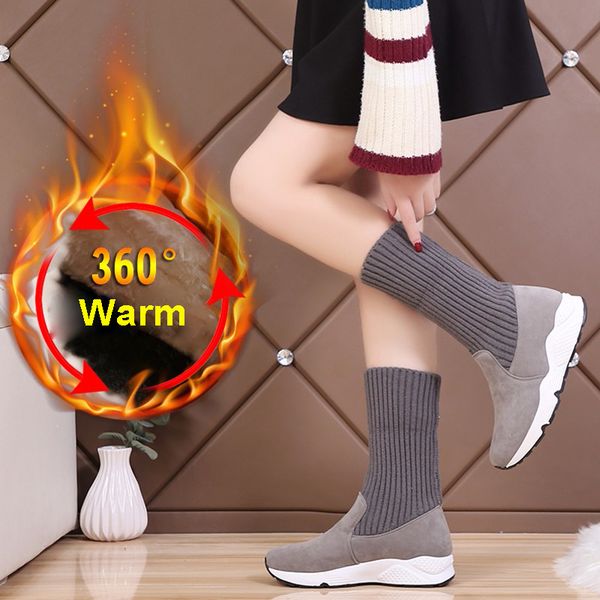women's shoes 2019 winter flock warm sock snow boots platform antiskid bottom running shoes black women outdoor walking sneakers
women's shoes 2019 winter flock warm sock snow boots platform antiskid bottom running shoes black women outdoor walking sneakers