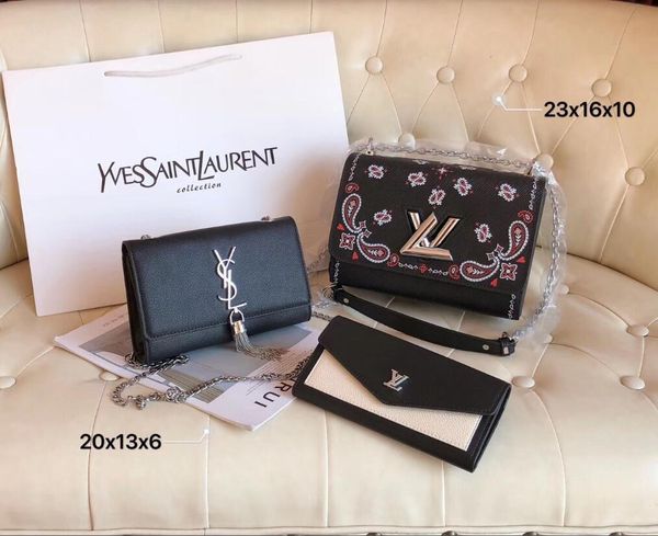 2020 new ladies handbag embroidered three-piece brand fashion handbag backpack messenger bag shoulder bag
2020 new ladies handbag embroidered three-piece brand fashion handbag backpack messenger bag shoulder bag