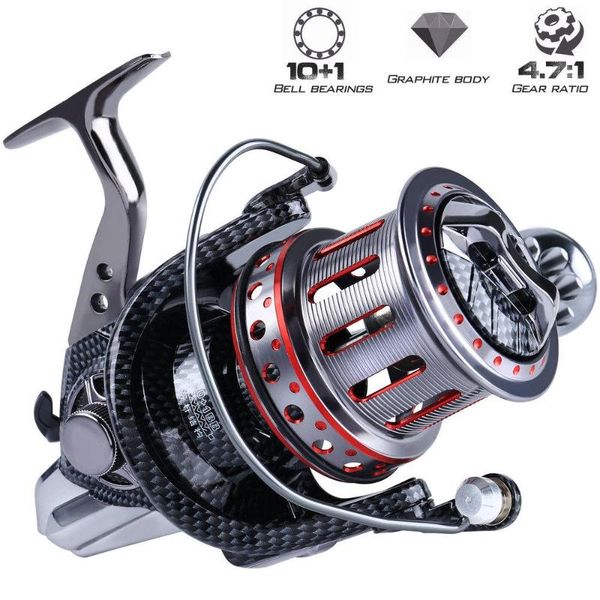 lieyuwang 1000-12000 4.7:1 ball bearing reels 10+1bb trolling reel spinning reel fishing 5 species
lieyuwang 1000-12000 4.7:1 ball bearing reels 10+1bb trolling reel spinning reel fishing 5 species
