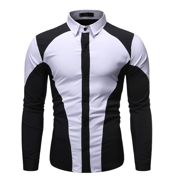 me shirt 2019 men's plaid cotton dress shirts male long sleeve slim fit business casual shirt camisa, White;black
me shirt 2019 men's plaid cotton dress shirts male long sleeve slim fit business casual shirt camisa, White;black