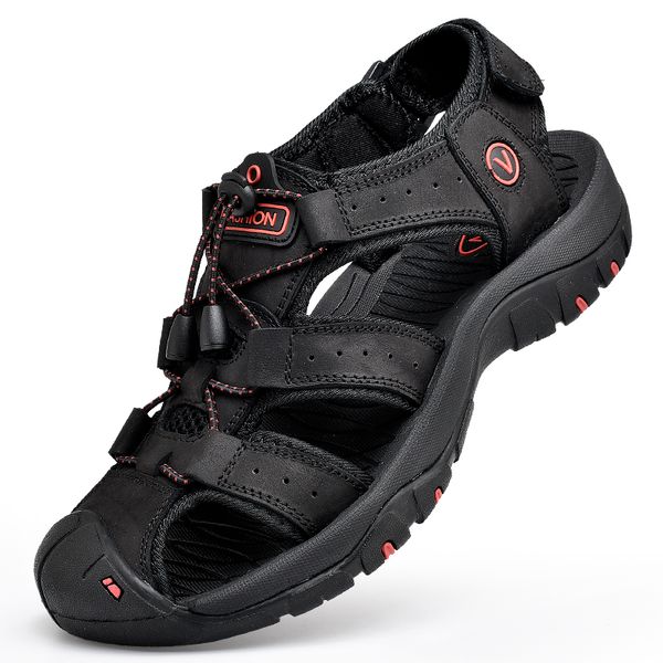 2020 man shoes summer outdoor slip-on soft men sandals casual leather beach breathable male big size 48 sandalias, Black
2020 man shoes summer outdoor slip-on soft men sandals casual leather beach breathable male big size 48 sandalias, Black