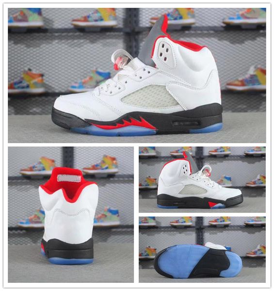 new 5 fire red white black men basketball shoes translucent outsole 5s mens boys sports sneaker with box
new 5 fire red white black men basketball shoes translucent outsole 5s mens boys sports sneaker with box