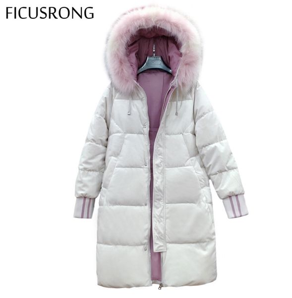 ficusrong pleuche fabric winter jacket women causal down cotton padded jacket warm thick big fur collar ladies long down parkas, Black
ficusrong pleuche fabric winter jacket women causal down cotton padded jacket warm thick big fur collar ladies long down parkas, Black