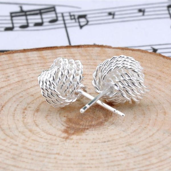 fashion women's weave mesh ball studs earrings alloy solid silver plated jewelry accessories, Golden;silver
fashion women's weave mesh ball studs earrings alloy solid silver plated jewelry accessories, Golden;silver