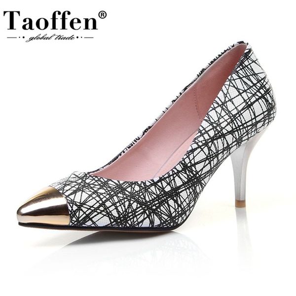 taoffen genuine leather pumps elegant graffiti stiletto heel shoes pointed toe shallow party office lady women shoes size 30-43, Black
taoffen genuine leather pumps elegant graffiti stiletto heel shoes pointed toe shallow party office lady women shoes size 30-43, Black