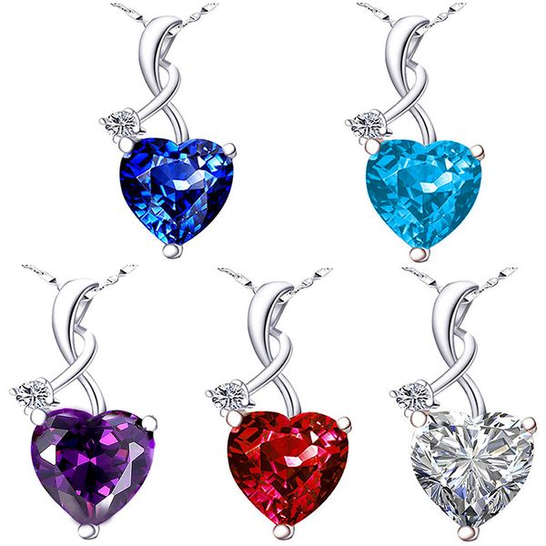s925 sliver necklace blue sapphire pendant women heart red ruby z pierscionki bizuteria gemstone s925 sliver jewelry pendant, Silver
s925 sliver necklace blue sapphire pendant women heart red ruby z pierscionki bizuteria gemstone s925 sliver jewelry pendant, Silver