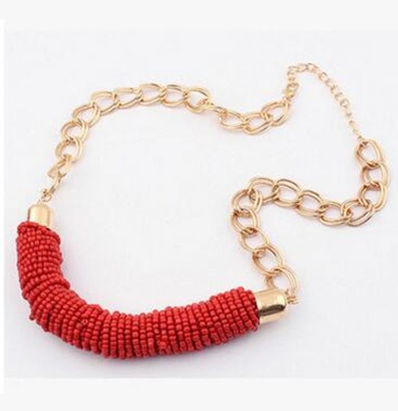 fashion-chain simple necklace manual cylinder beads necklace jewelry for women lady girl seven colors can choose christmas gift, Silver
fashion-chain simple necklace manual cylinder beads necklace jewelry for women lady girl seven colors can choose christmas gift, Silver