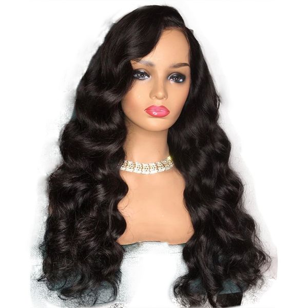 brazilian natural wave 250 density 13x6 lace front human hair wigs pre plucked natural hairline lace front wigs for black women, Black;brown
brazilian natural wave 250 density 13x6 lace front human hair wigs pre plucked natural hairline lace front wigs for black women, Black;brown