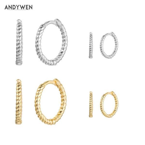 hoop & huggie andywen 925 sterling silver screw mini hoops big circles huggies women rock punk ring earring for 2021 wholesale price jewelry, Golden;silver
hoop & huggie andywen 925 sterling silver screw mini hoops big circles huggies women rock punk ring earring for 2021 wholesale price jewelry, Golden;silver