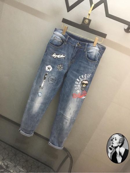 2019 style luxury summer fashion men's flp1 jeans stretch fabric slim high-grade recycled water simple generous casual style size 29-38, Blue
2019 style luxury summer fashion men's flp1 jeans stretch fabric slim high-grade recycled water simple generous casual style size 29-38, Blue