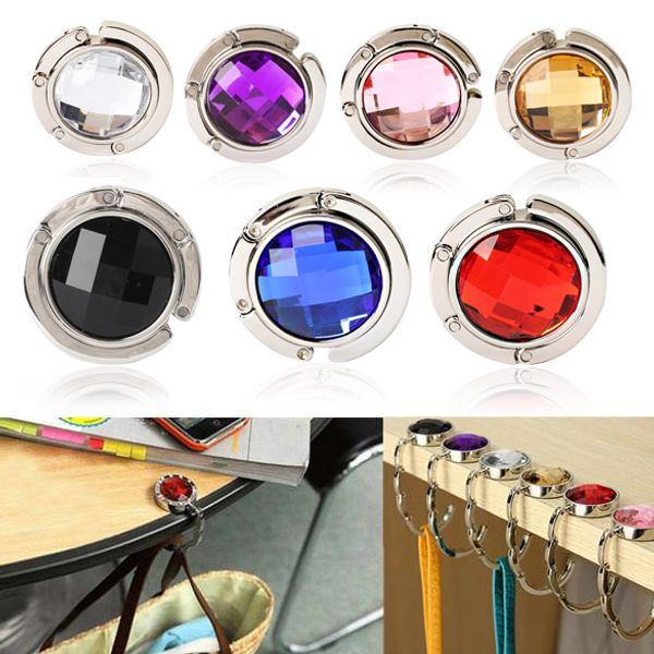 foldable purse hook alloy handbag tote hanger holder with crystal rhinestone ser88, Black
foldable purse hook alloy handbag tote hanger holder with crystal rhinestone ser88, Black