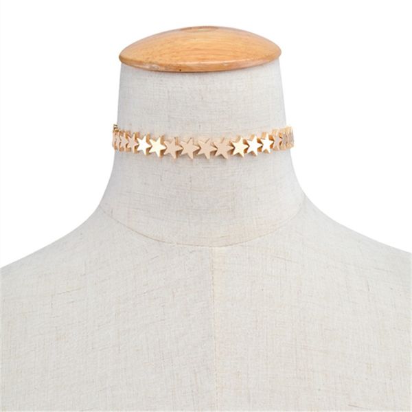 fashion star strung chocker necklace chain golden color vintage pendant necklaces statement jewelry for women, Golden;silver
fashion star strung chocker necklace chain golden color vintage pendant necklaces statement jewelry for women, Golden;silver