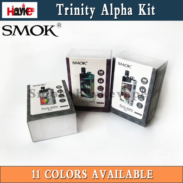 Оригинальный SMOK Trinity Alpha Kit 1000mAh батарея 2.8 ml 6 цветов электронные сигареты Vape Pod System комплекты с катушками Nord Mesh
Оригинальный SMOK Trinity Alpha Kit 1000mAh батарея 2.8 ml 6 цветов электронные сигареты Vape Pod System комплекты с катушками Nord Mesh