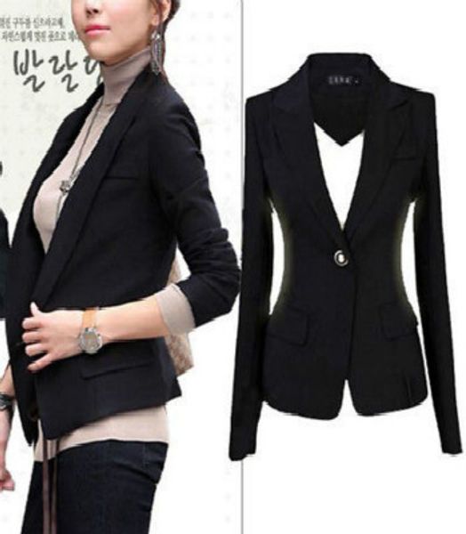 women's long sleeve slim business leisure lapel blazer suit jacket coat outwear size s-xxxl, White;black
women's long sleeve slim business leisure lapel blazer suit jacket coat outwear size s-xxxl, White;black