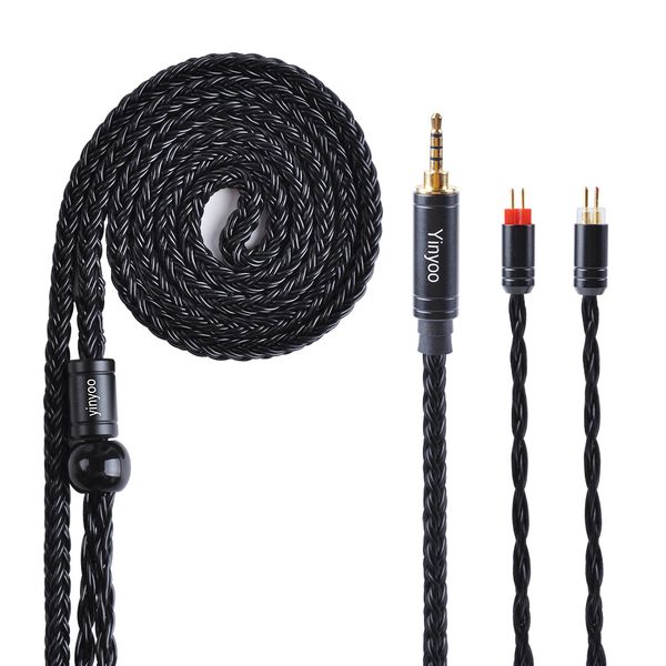 yinyoo 16 core silver plated cable 2.5/3.5/4.4mm balanced cable for zs10 pro zsn pro zst c12 v90 blon bl-03
yinyoo 16 core silver plated cable 2.5/3.5/4.4mm balanced cable for zs10 pro zsn pro zst c12 v90 blon bl-03