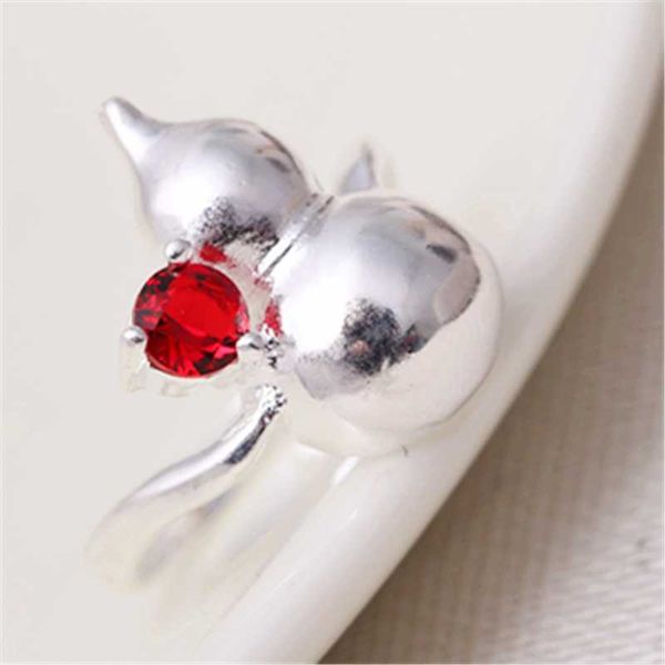 popular silver female ring personality charm simple gourd zircon hand jewelry as a gift, Slivery;golden
popular silver female ring personality charm simple gourd zircon hand jewelry as a gift, Slivery;golden