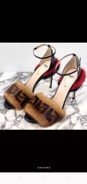 2019 summer new ladies casual high heels fabric with imported cowhide and mink furis
2019 summer new ladies casual high heels fabric with imported cowhide and mink furis